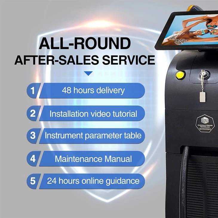 4-wave Diode Laser Hair Removal Machine